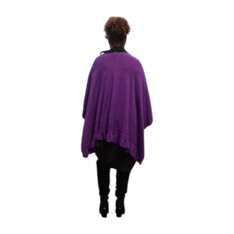 Cape purple met ruches rand