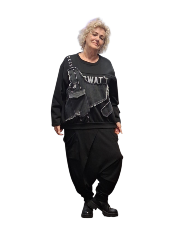 Sweater-met-jeans verwerkt