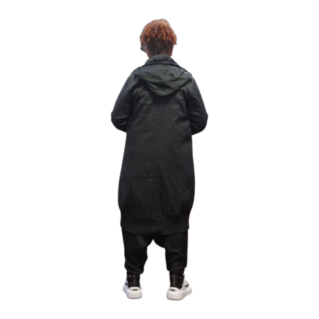 Kekoo tussenjas 'Livia' zwart