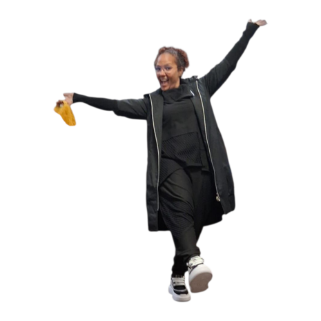 Kekoo tussenjas 'Livia' zwart