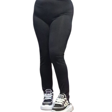Legging zwart in Viscose-Stretch