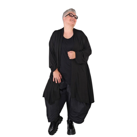 Vest Celine Plain black openvallend