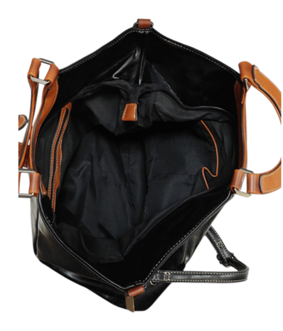 luxe bag zwart imitatieleder