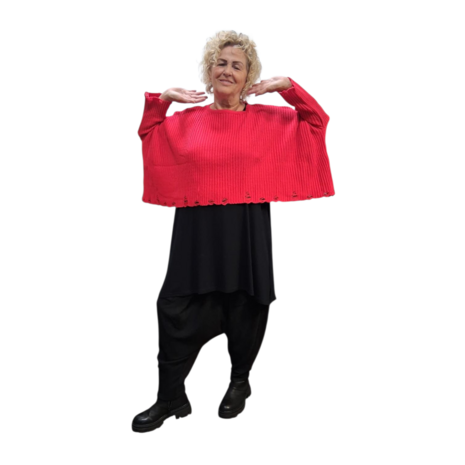 Korte trui Ella rood