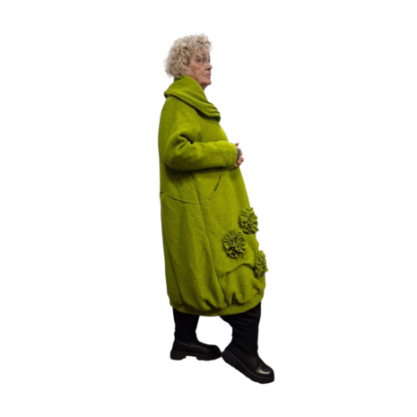 Winterjas -mantel groen 
