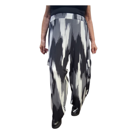 Winterbroek Hera zwart grijs wit