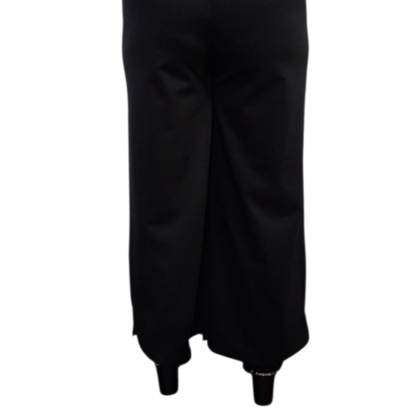 Basic broek zwart  in rechte vorm 7/8ste lengte