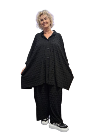 Big blouse Annabella zwart