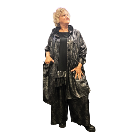 Vest/jas Wild Soul zwart/zilvergrijs