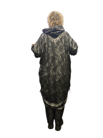 Vest/jas Wild Soul zwart/zilvergrijs