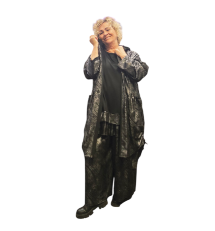 Vest/jas Wild Soul zwart/zilvergrijs