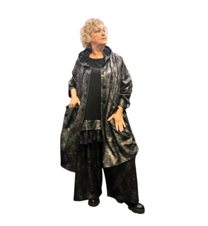 Vest/jas Wild Soul zwart/zilvergrijs