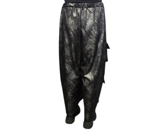 Broek Wild Soul zwart/zilvergrijs