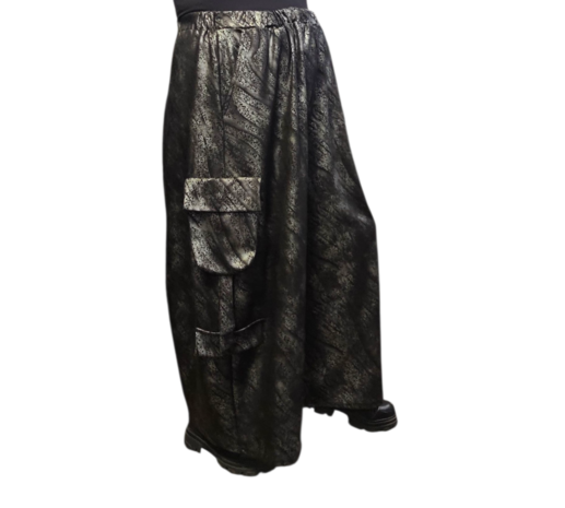 Broek Wild Soul zwart/zilvergrijs