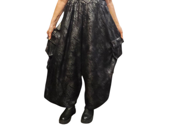 Broek Wild Soul zwart/zilvergrijs