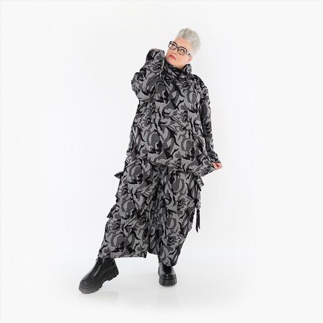 Broek Ravena grijs print