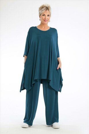 A-lijn tuniek Nico in soepele, soepele stof-patrol