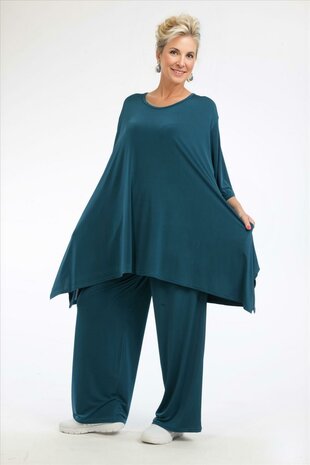 A-lijn tuniek Nico in soepele, soepele stof-patrol