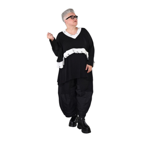 Gooi Nuvella Plain zwart /wit