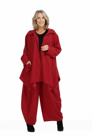 Glamour jasje/blouse rood