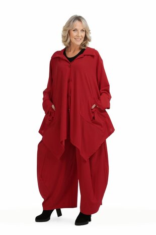 Glamour jasje/blouse rood