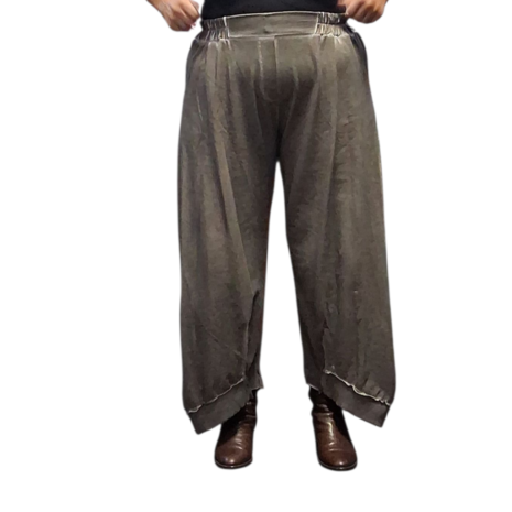 Aparte broek greige stonewashed