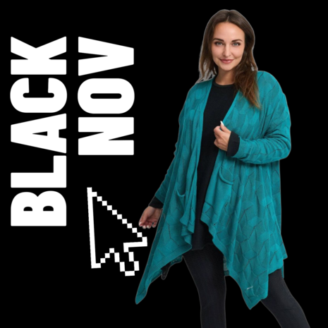 'Cotona' gebreid vest – gezellig, zacht & met elegante breistructuur patrol openvallend