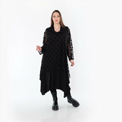 Ruim vallend Shirt Sophia Punten