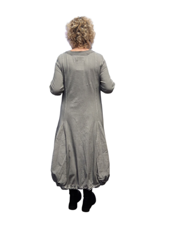 Luuka ballonjurk grijs stonewashed
