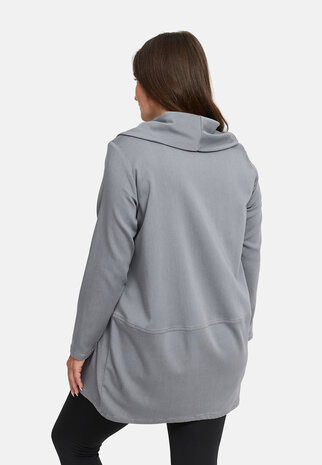 Tuniek Juline grijs denim stretch