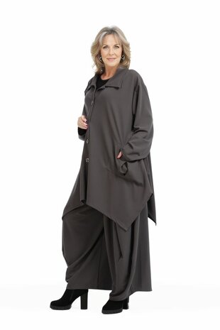 Glamour jasje/blouse grijs