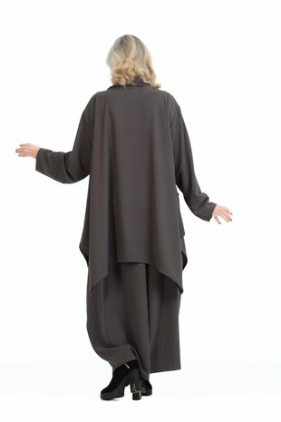 Glamour jasje/blouse grijs