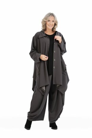 Glamour jasje/blouse grijs