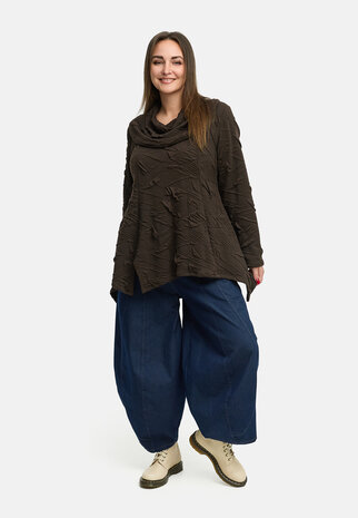 Kekoo tuniek bruin asymmetrische-zoom