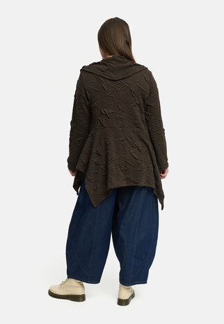 Kekoo tuniek bruin asymmetrische-zoom