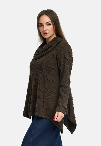 Kekoo tuniek bruin asymmetrische-zoom