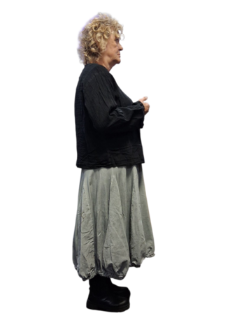 Kort jasje-vest  zwart