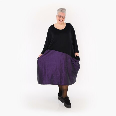 Jurk TwilightGrace, effen paars