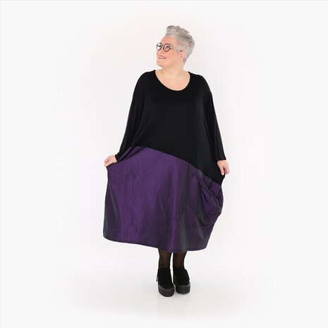 Jurk TwilightGrace, effen paars