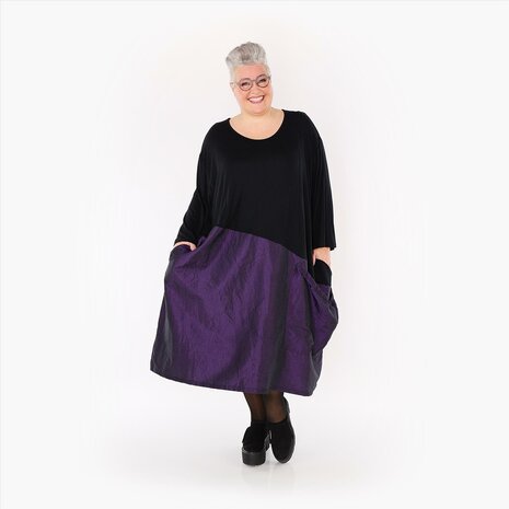 Jurk TwilightGrace, effen paars