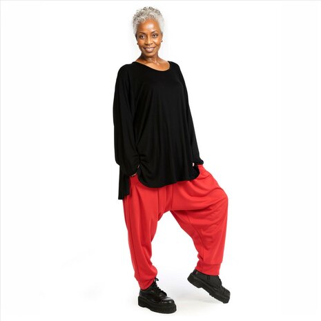 Milano broek, effen rood