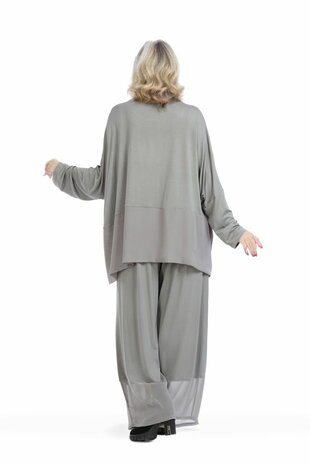 Juliette-broek,-met Chiffon inzet grijs