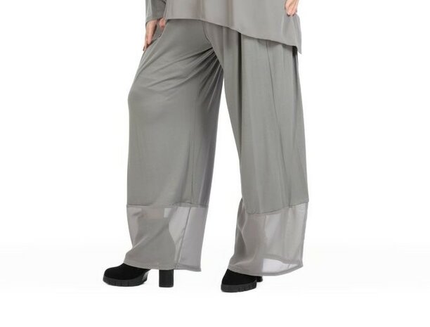 Juliette-broek,-met Chiffon inzet grijs