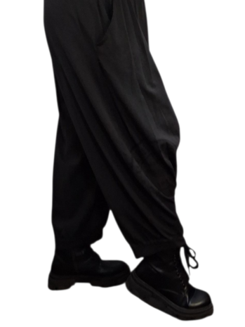 Broek Luuka antraciet met print