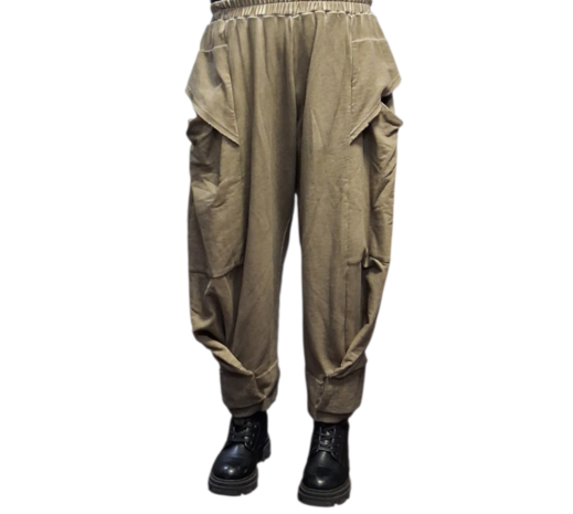 Broek Luuka beige stonewashed