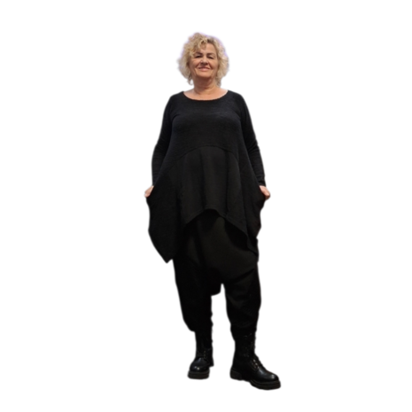 Luuka ballontuniek zwart div stofjes