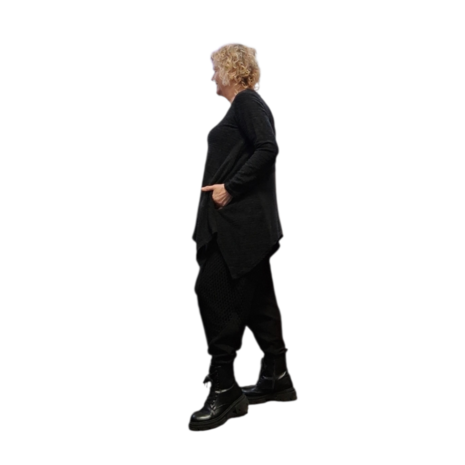 Luuka ballontuniek zwart div stofjes