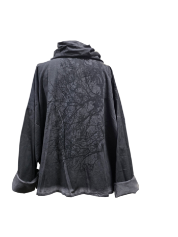 Luuka kort jasje -vest 100% cotton navy