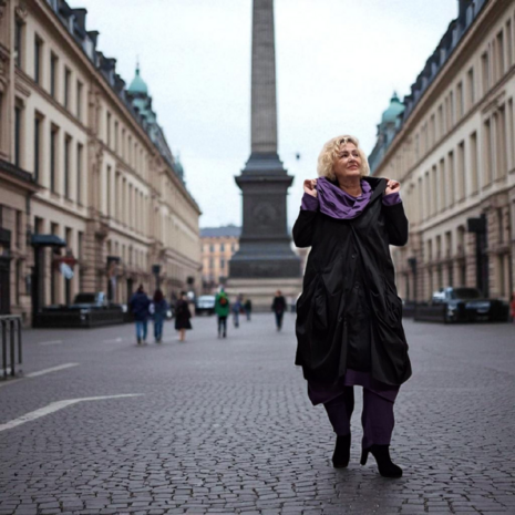 Aparte jas-mantel-zwart