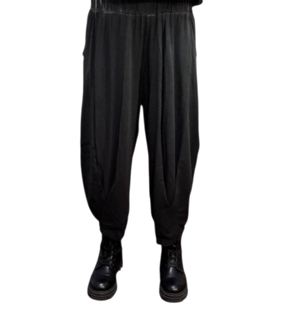 Broek Luuka antraciet met print